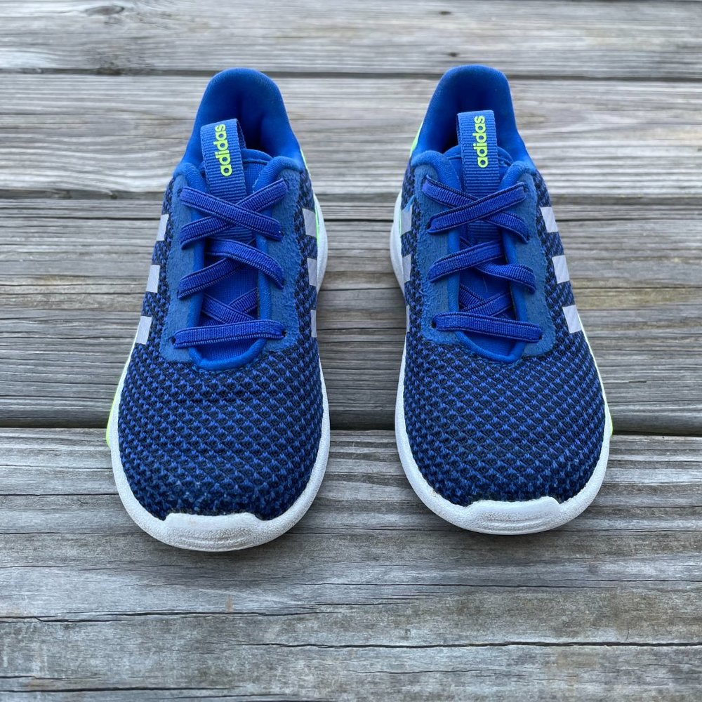 Adidas Kids Sneaker Blue Shoes size 8k - Picture 2 of 11